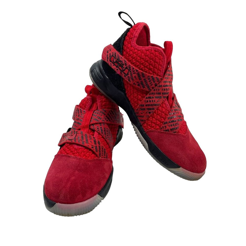 KIDS NIKE LEBRON‎ SOLDIER 12 University Red/Black AA1353-660 size 2y